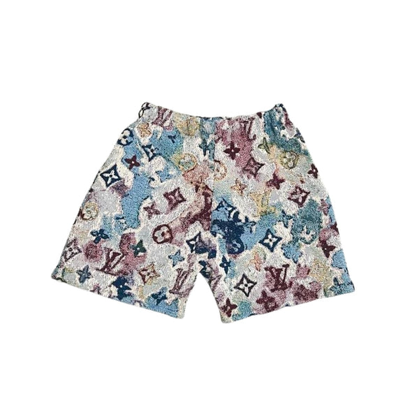 COLORFUL WATER PAINT LV SHORTS